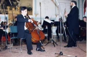 Yermek Kurmanaev Performing.