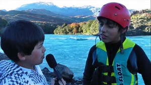 Youth discuss the fate of the Baker and Pascua rivers.