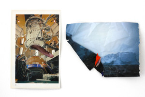 Sune Woods, "Landings", 2015 (mixed media collage)