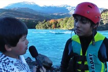 Youth discuss the fate of the Baker and Pascua rivers.